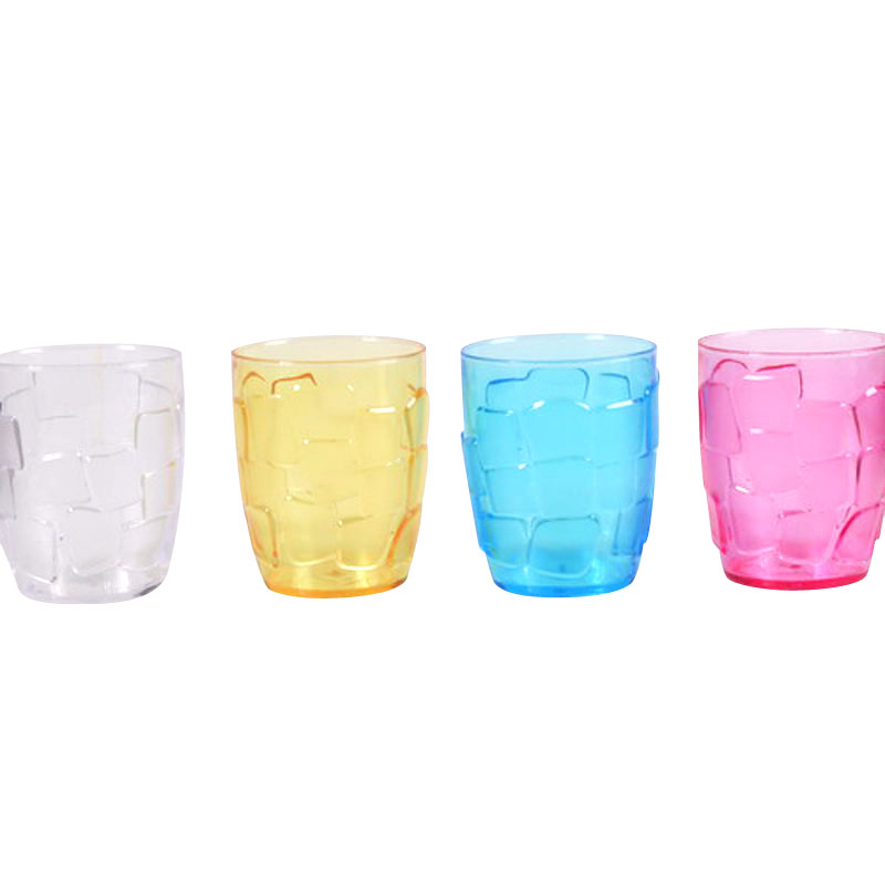 塑料水晶杯水杯儿童牛奶杯漱口杯饮料杯