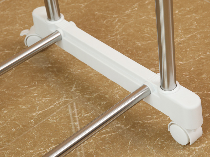 哪家芙罗拉双杆不锈钢落地晾衣架供应商好_杭州双杆不锈钢晾衣架